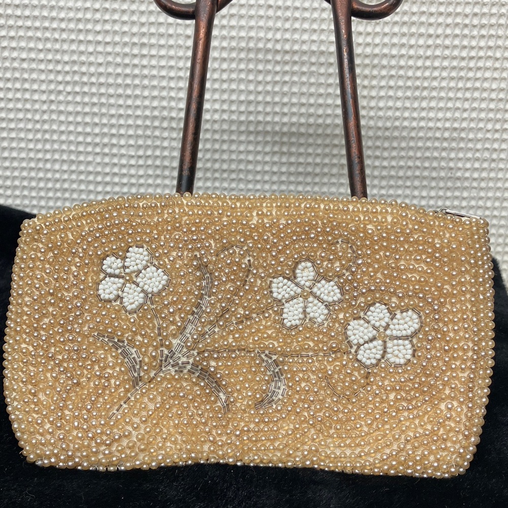 Zip top clutch/evening bag